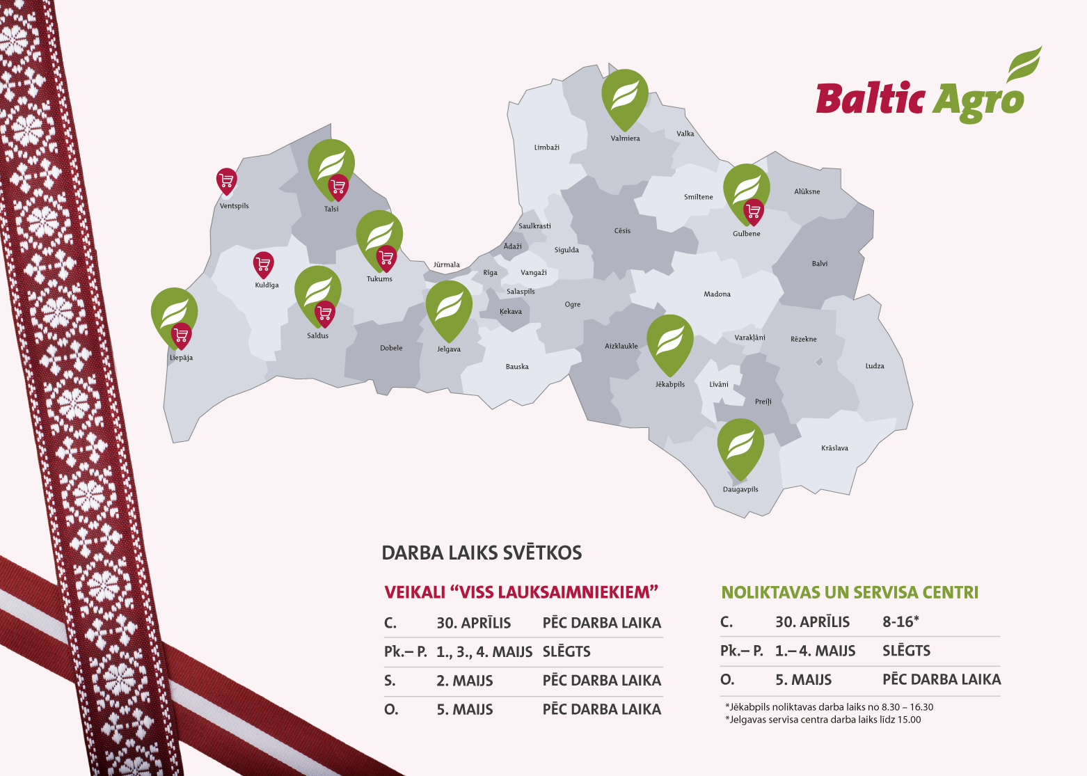 DARBA LAIKS SVĒTKU PERIODĀ